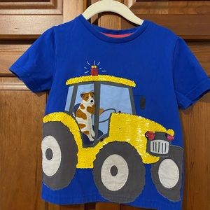 Set of Mini Boden Shirts Tractor & Pirate